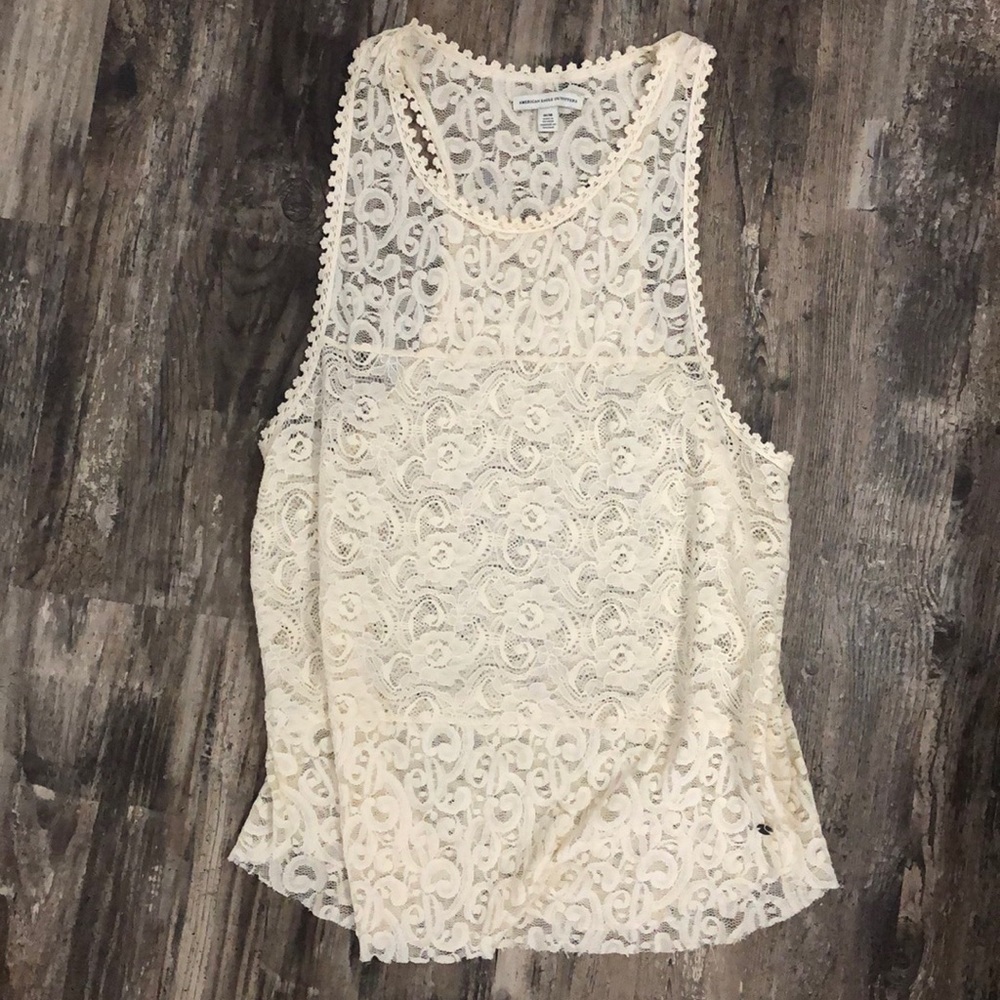 American Eagle Lace Tank Top